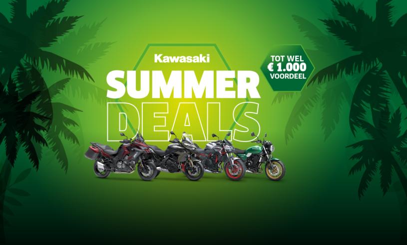 Kawasaki Summer Deals: voordelen tot wel € 1000