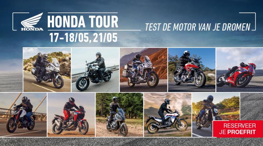 Honda Tour - 17, 18 & 21 mei 2024